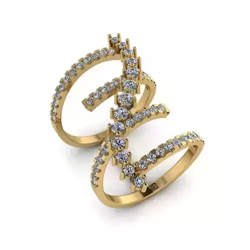 Jewelry 3D Models with render and 3dm  stl -R-52