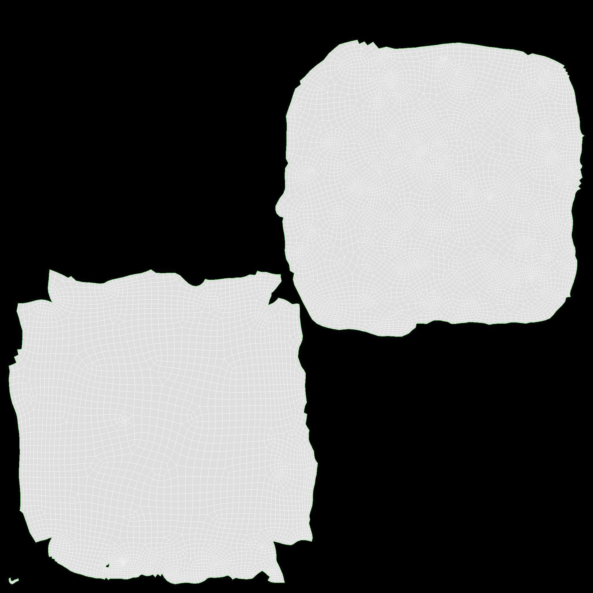 Flat wheat bread with seeds for fast food 3D model_10