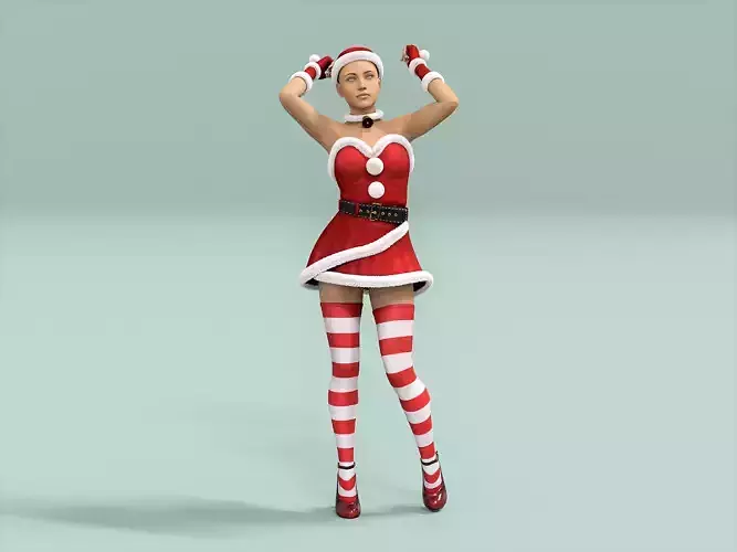 Christmas Santa Dress Outfit 