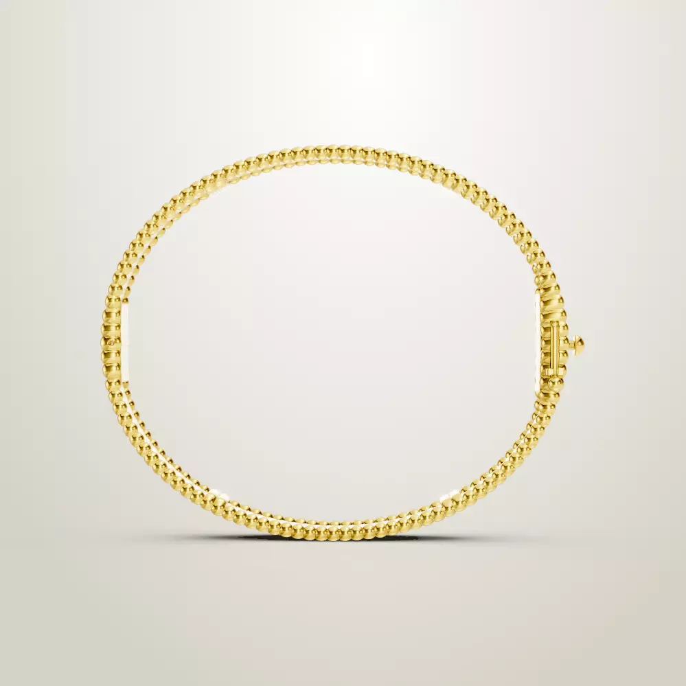 Perlee signature bracelet van cleef and arpels bangle 3D print model_3