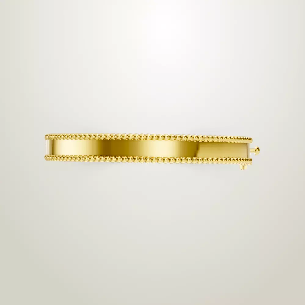 Perlee signature bracelet van cleef and arpels bangle 3D print model_4