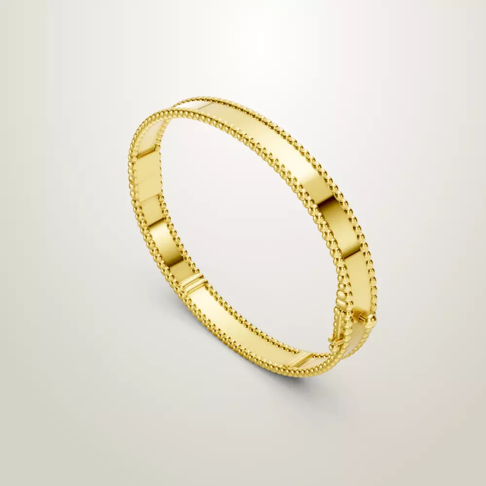 Perlee signature bracelet van cleef and arpels bangle 3D print model_0