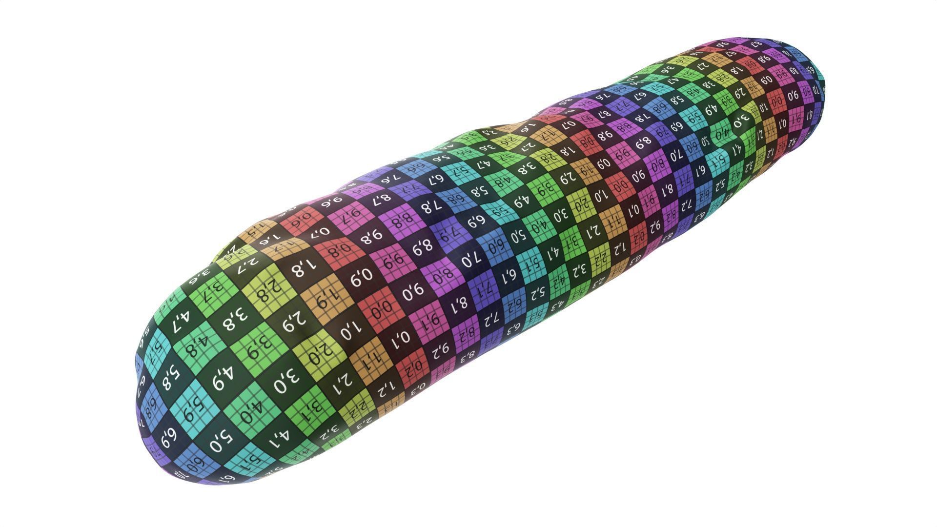 French bread with garlic butter 3D model_8