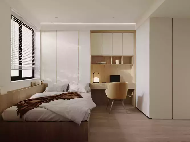 Bedroom interior scenes