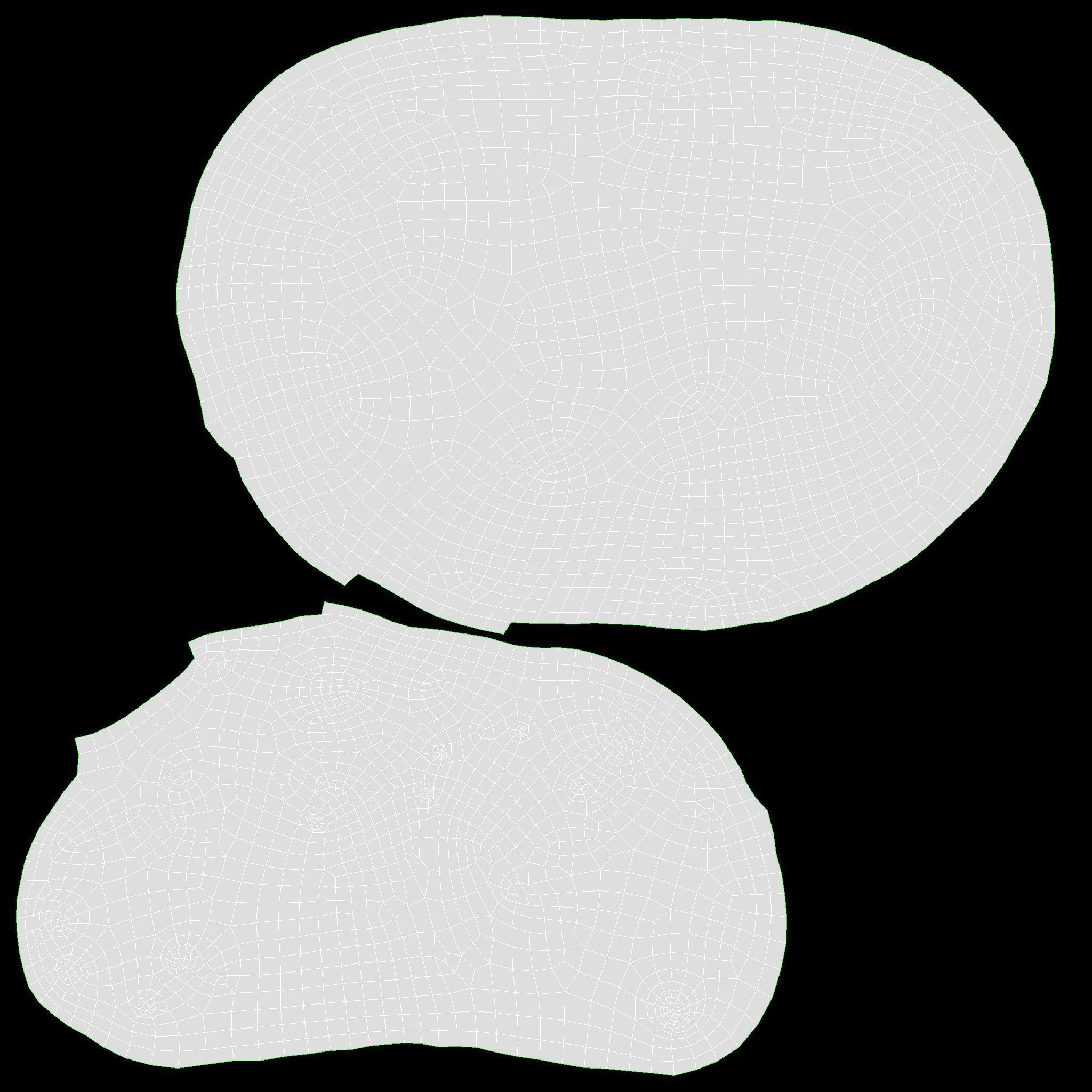 Garlic cheese toast 3D model_11