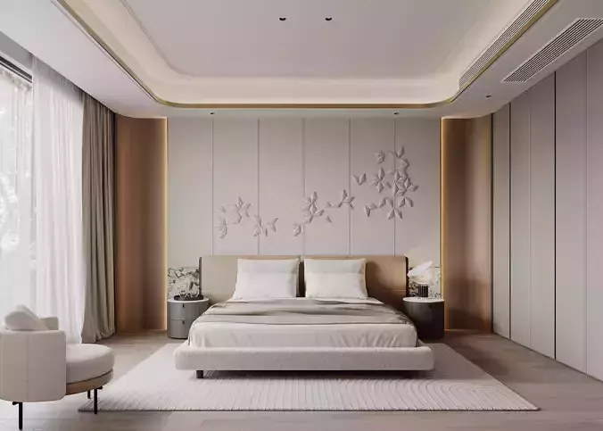 Bedroom interior scenes
