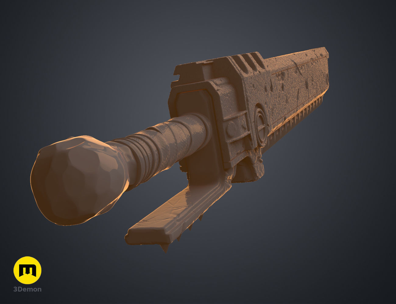 Chainsword 3D print model_18