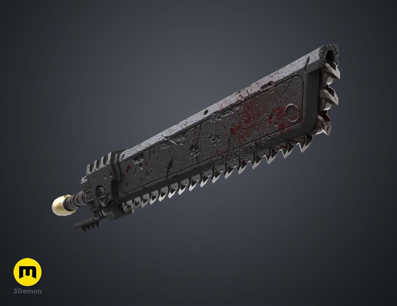 Chainsword 3D print model_2