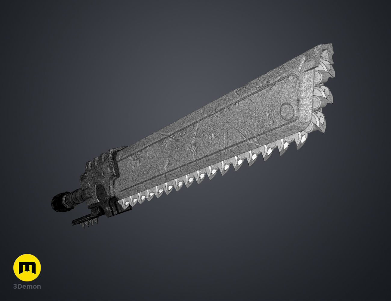 Chainsword 3D print model_20