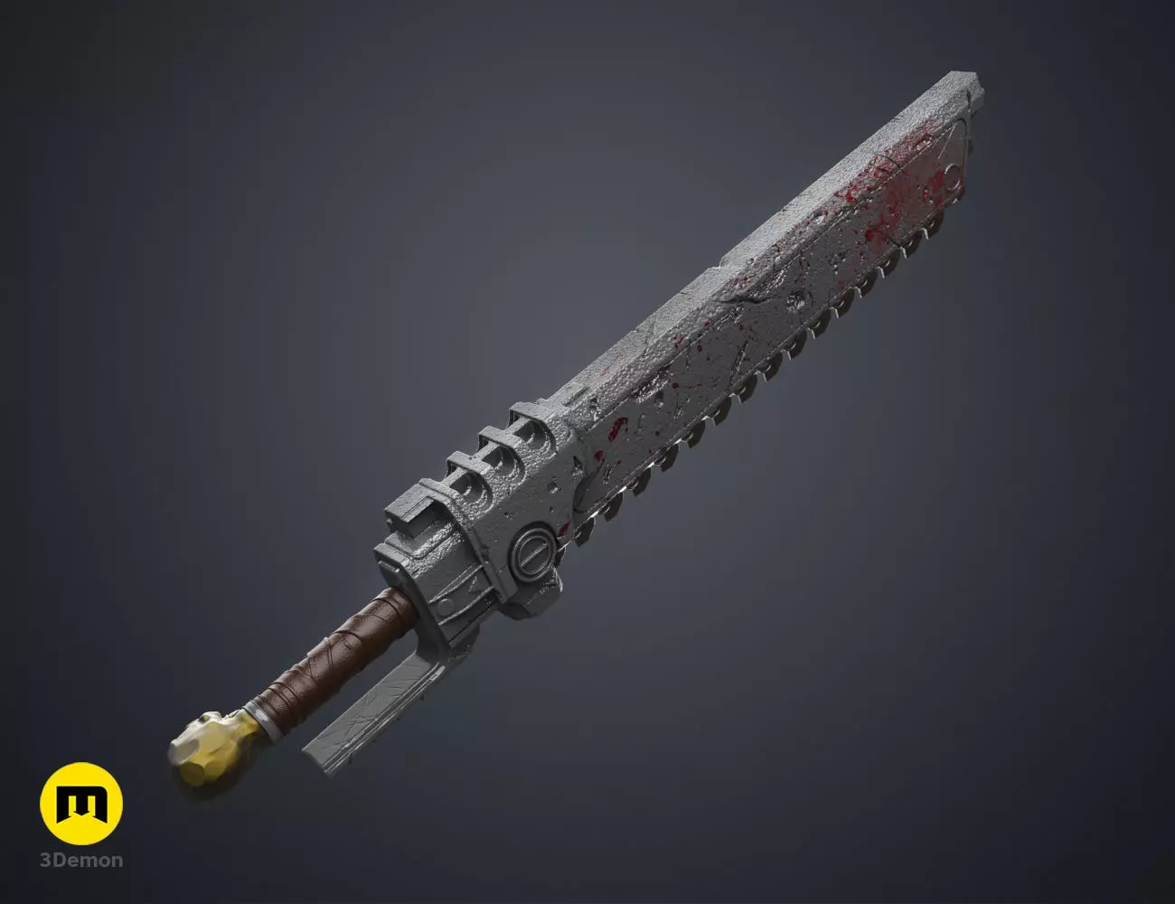 Chainsword 3D print model_0