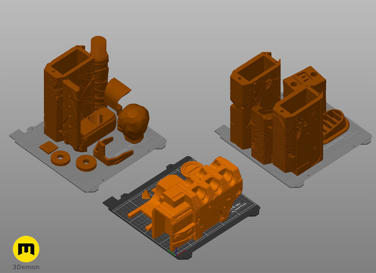 Chainsword 3D print model_7