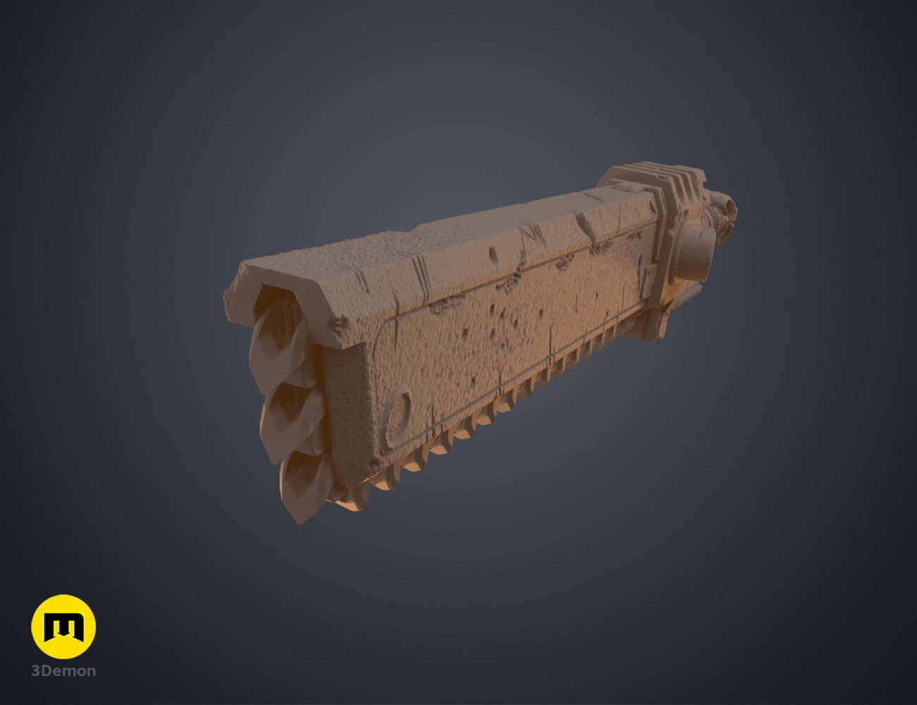 Chainsword 3D print model_15