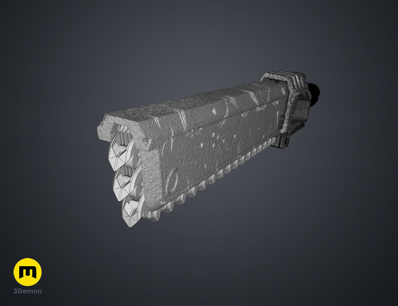 Chainsword 3D print model_21