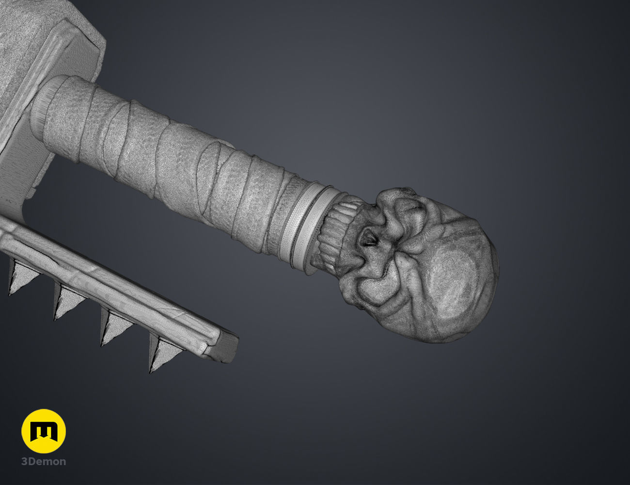 Chainsword 3D print model_22