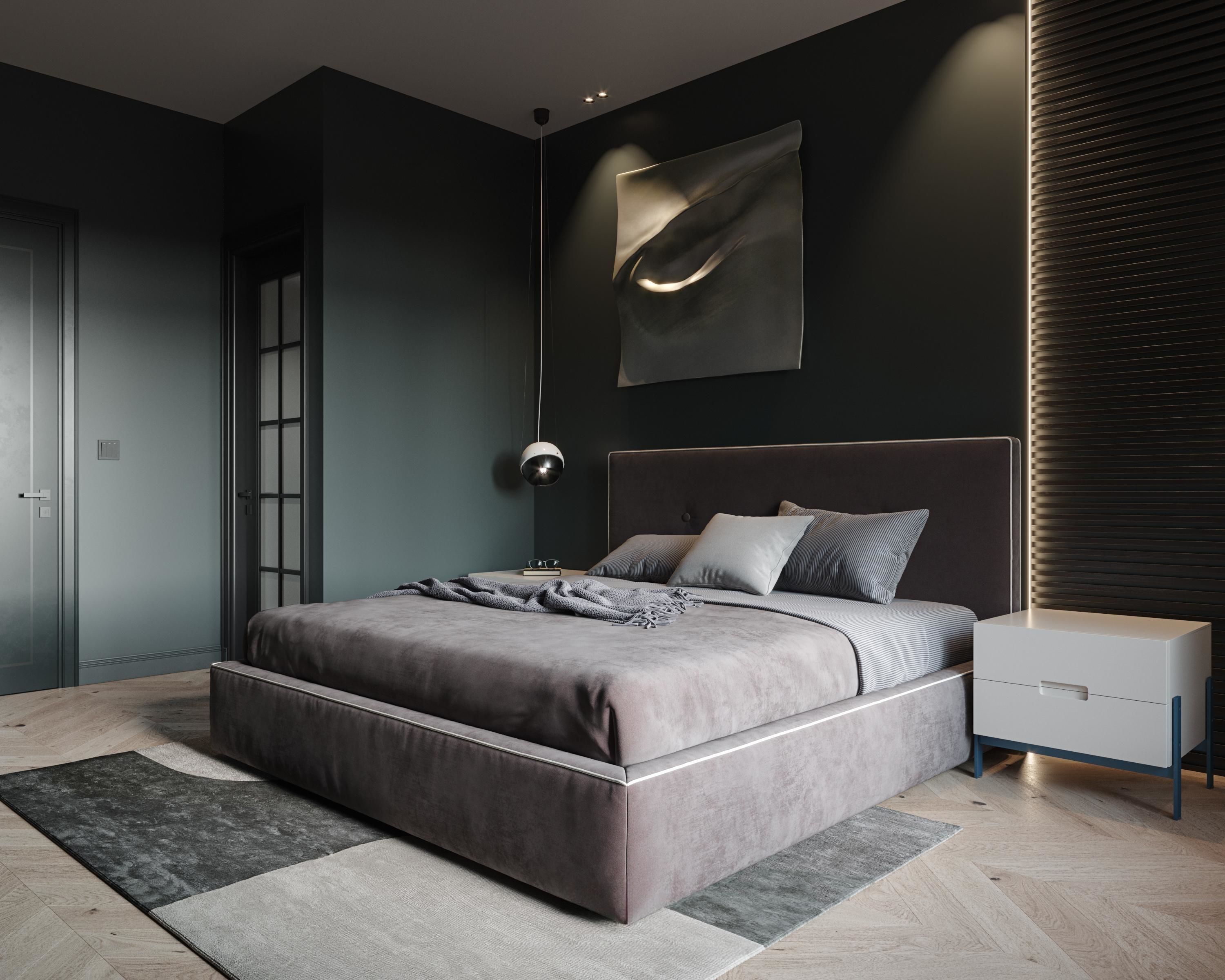 Bedroom interior scenes 3D model_2