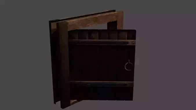 Renassaince wooden door