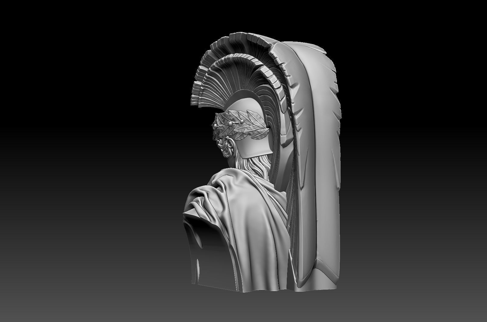  Athena bust sculpture at Arc de Triomphe in Paris 3D print model_18