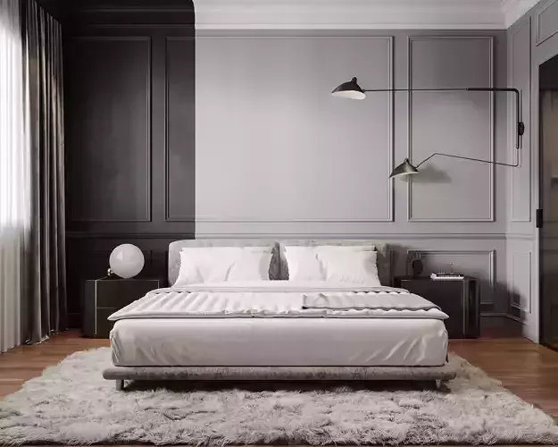 Bedroom interior scenes