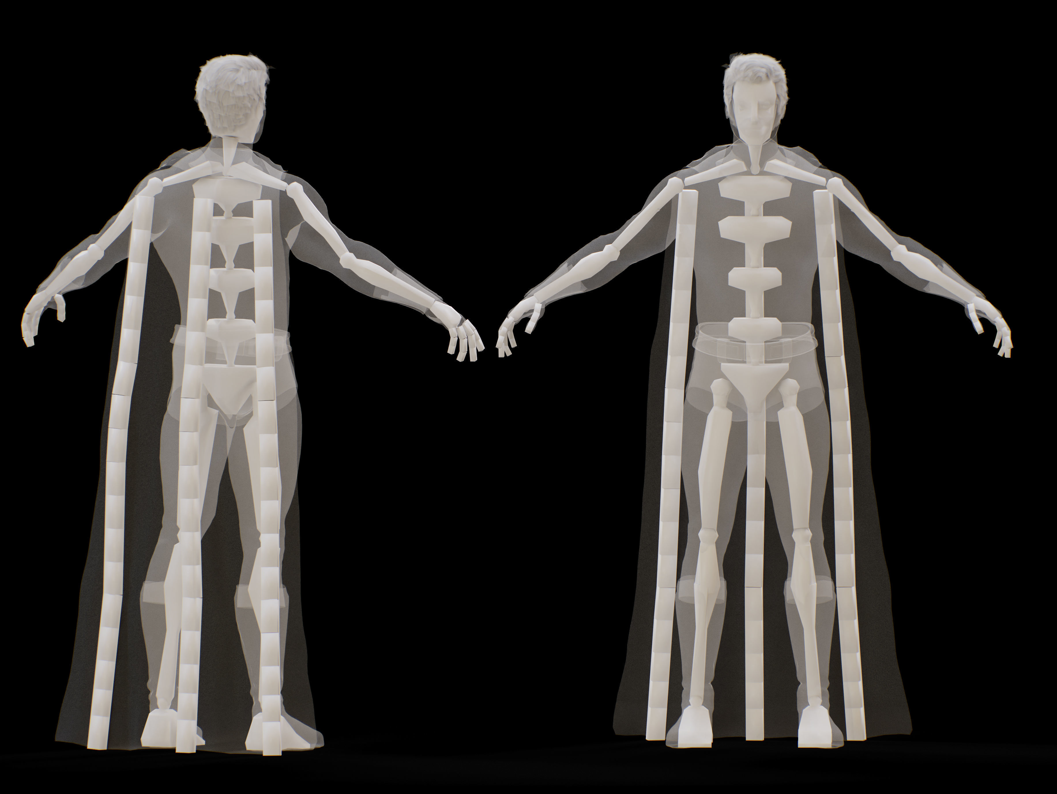 Superman 2025 Low-poly 3D model_12