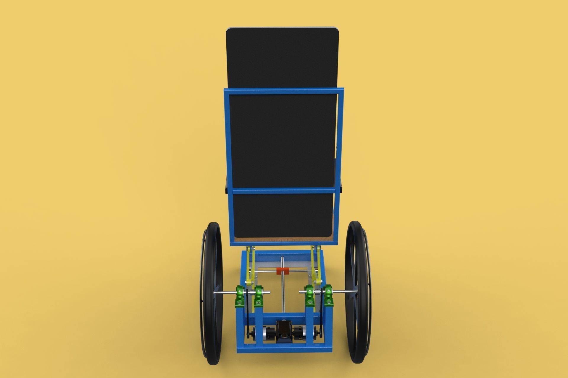 ELEVATING POWER ELECTRIC WHEELCHAIR ADJUSTABLE HEIGHT STANDING 3D model_23