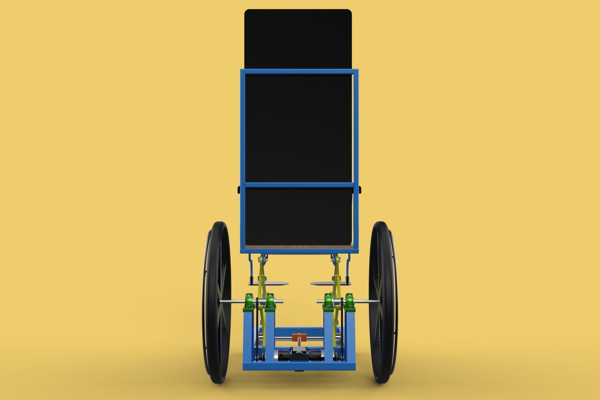 ELEVATING POWER ELECTRIC WHEELCHAIR ADJUSTABLE HEIGHT STANDING 3D model_22