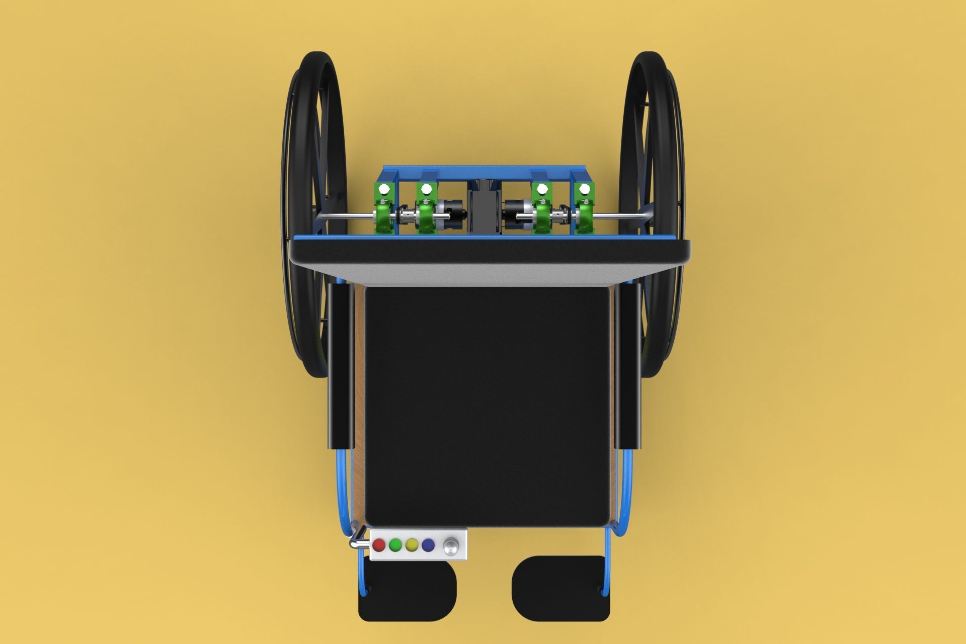 ELEVATING POWER ELECTRIC WHEELCHAIR ADJUSTABLE HEIGHT STANDING 3D model_2