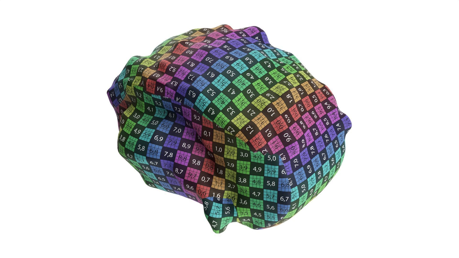 Mini-bun with cheese and cumin seeds 3D model_10