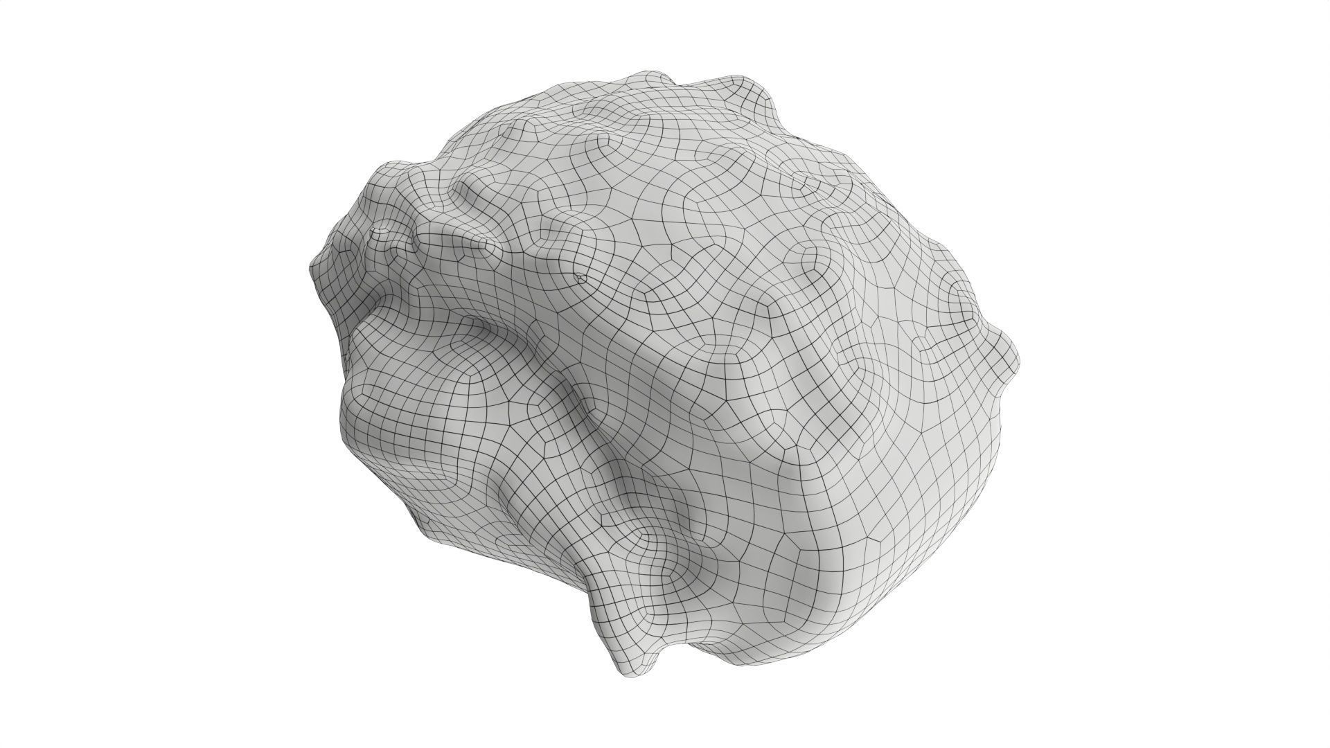 Mini-bun with cheese and cumin seeds 3D model_8