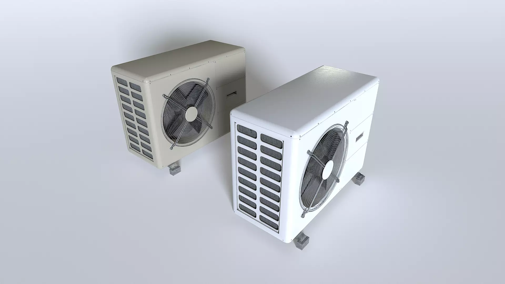 Rooftop AC hvac unit 3 Low-poly 3D model