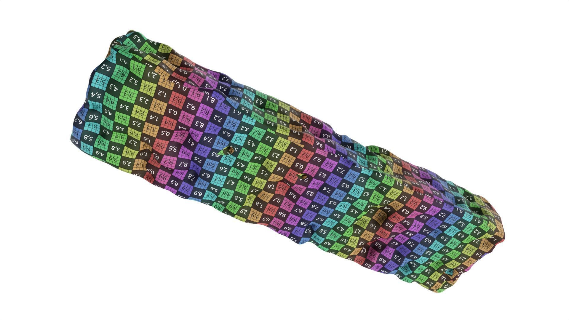 Musli granola bar without wrapping 3D model_10