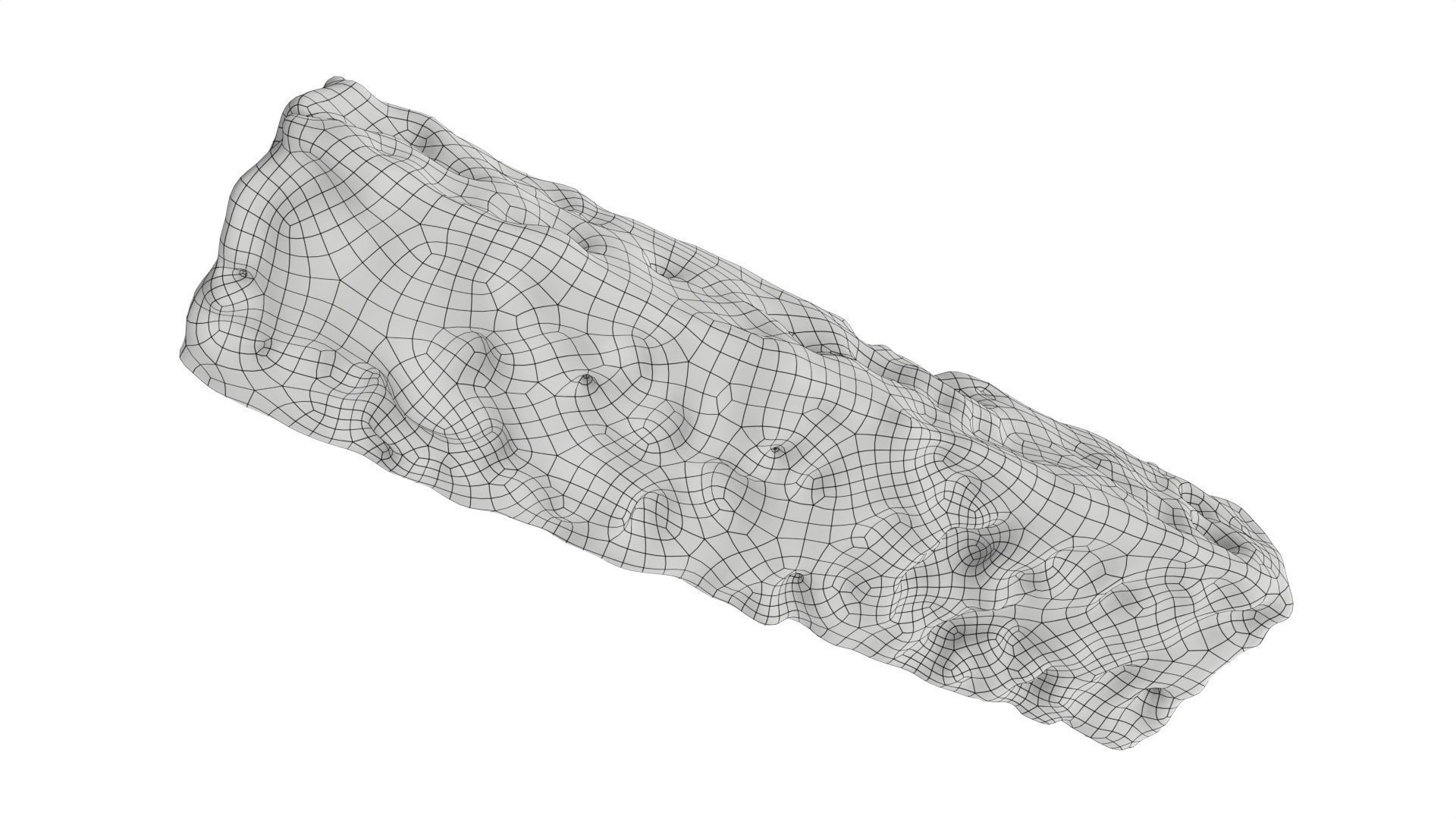 Musli granola bar without wrapping 3D model_8