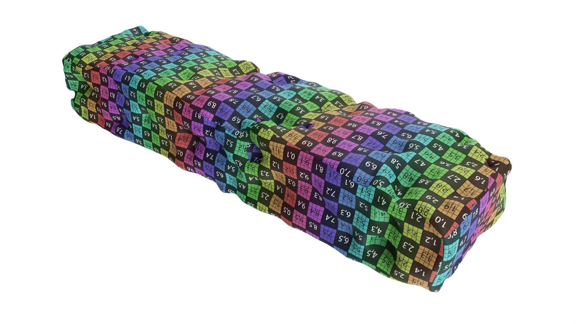 Musli granola bar without wrapping 3D model_9