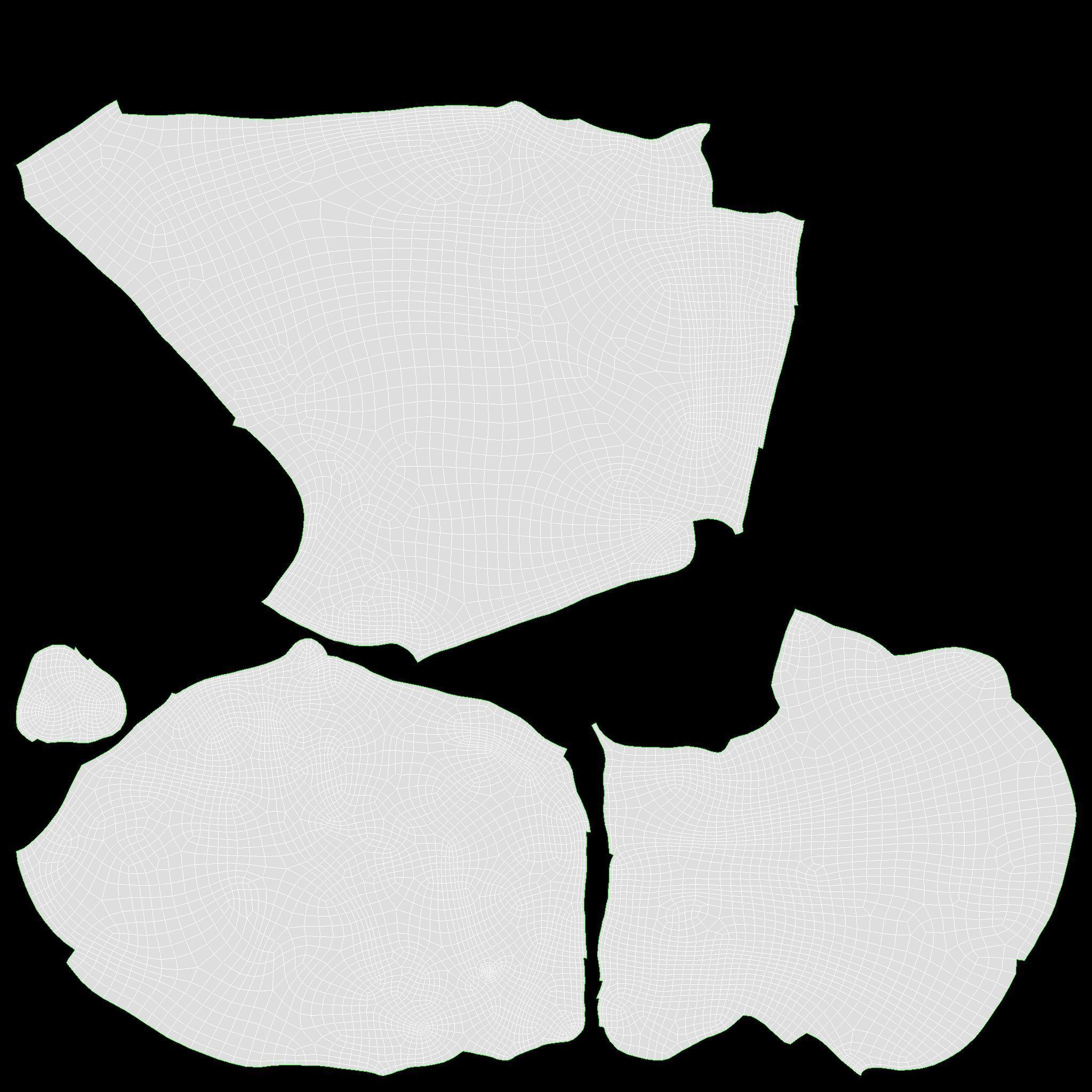 Smoked chicken leg 3D model_12