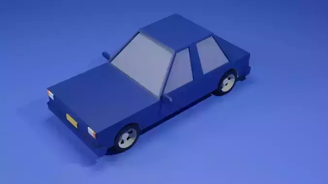 3D Low-poly Car