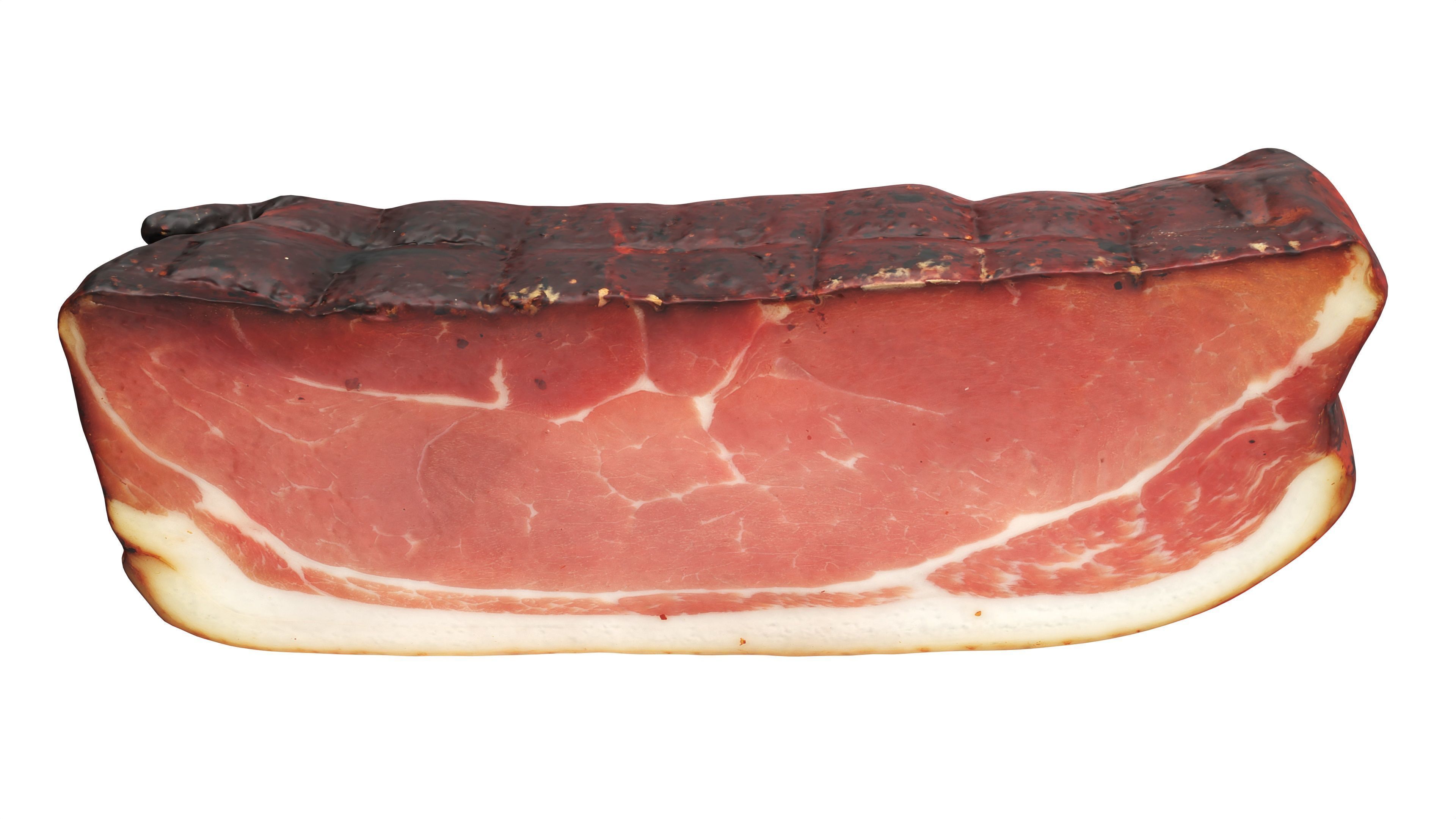 Smoked ham piece 3D model_2