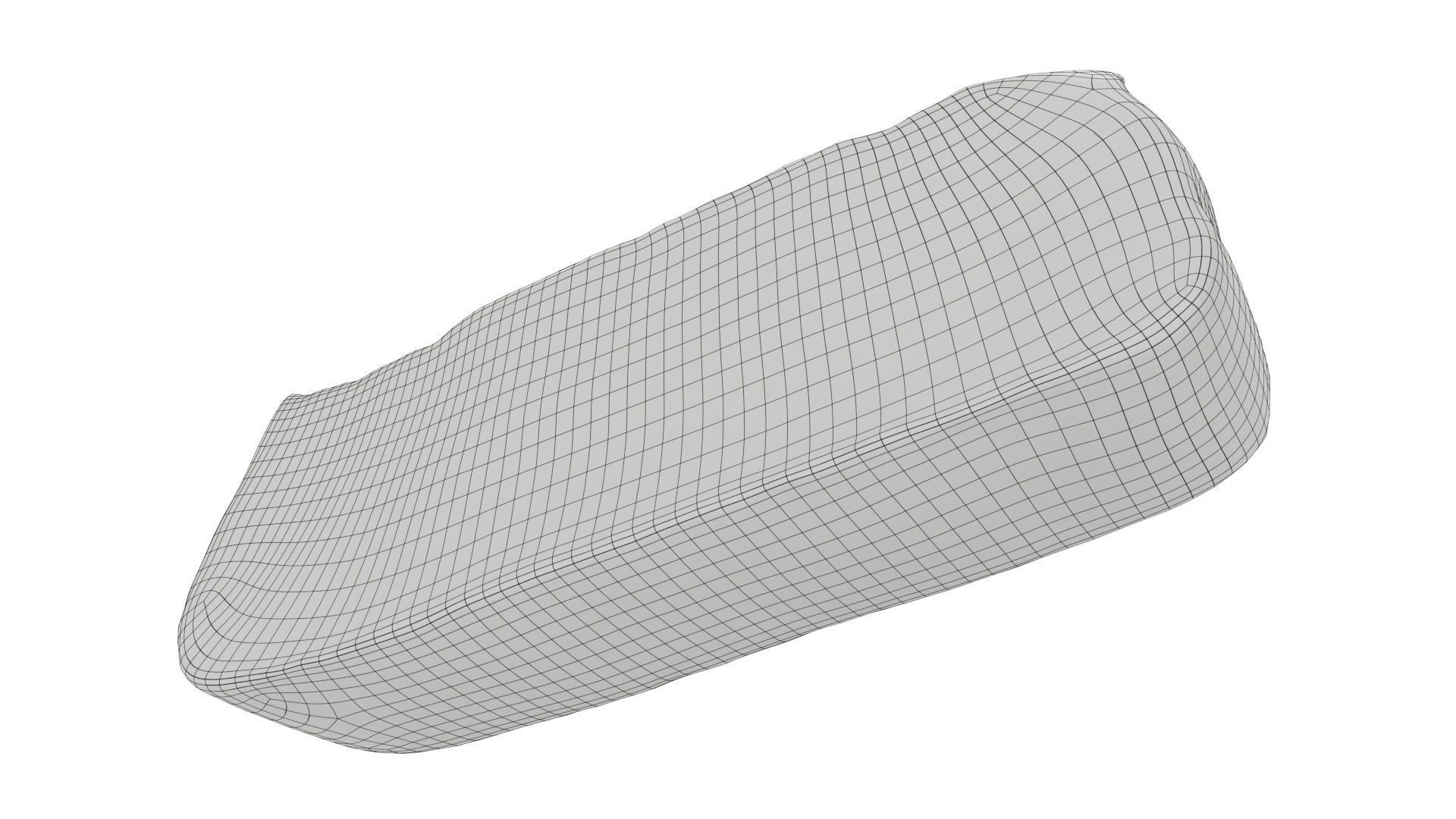 Smoked ham piece 3D model_8