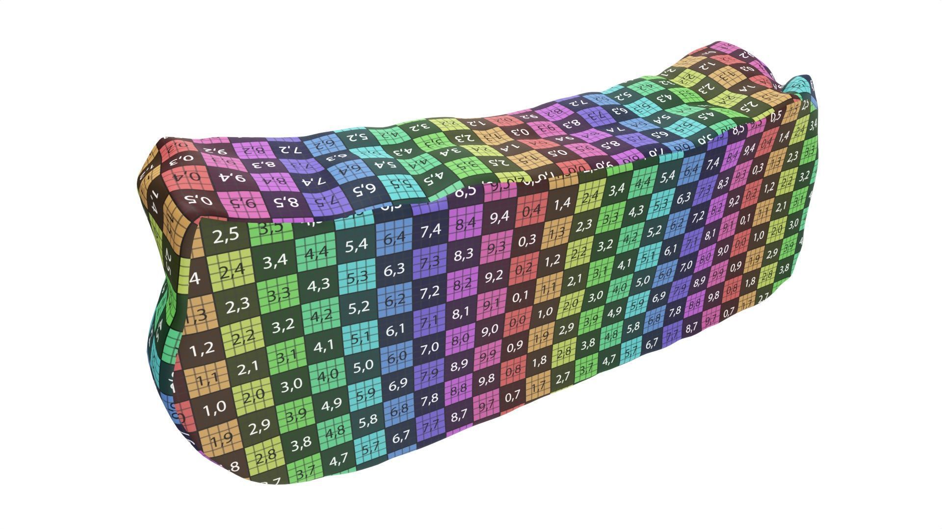 Smoked ham piece 3D model_9