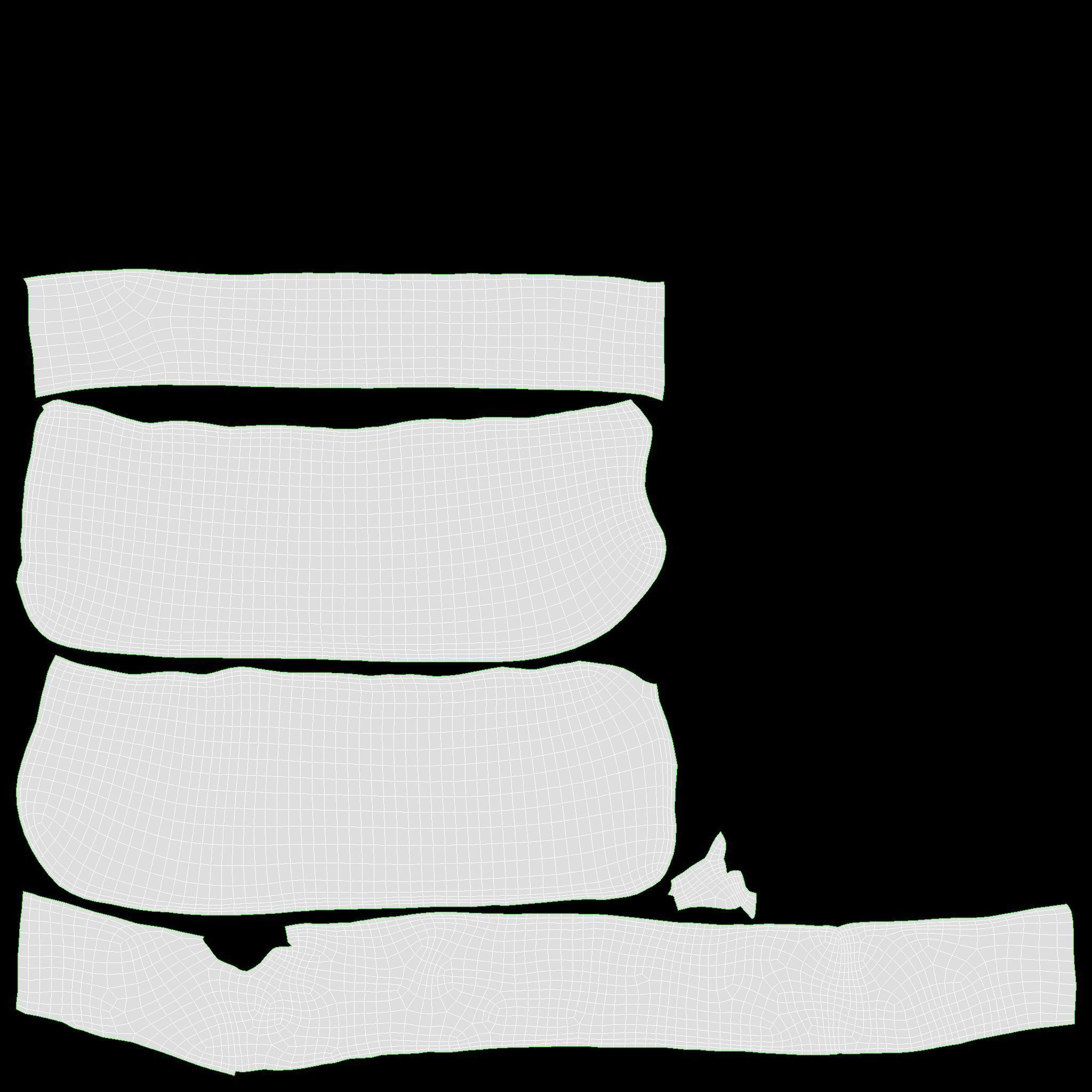 Smoked ham piece 3D model_11