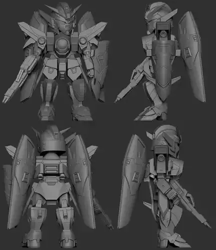 Wing Zero Gundam Statue