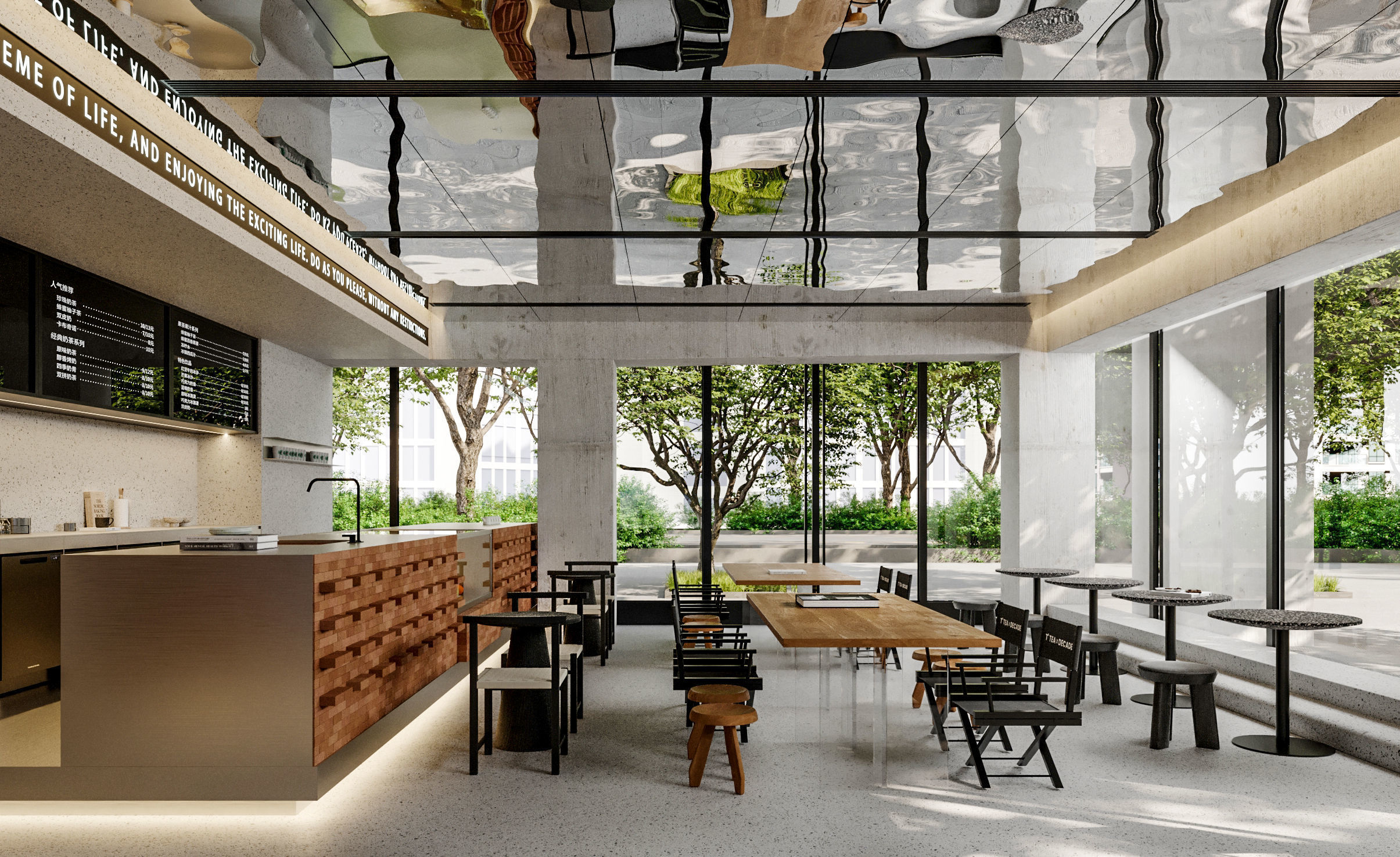     restaurant cafe  interior   3D model_3