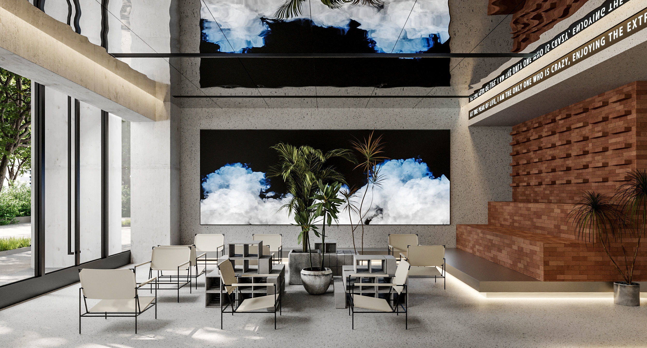     restaurant cafe  interior   3D model_2