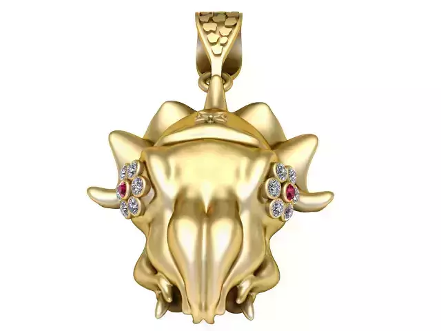 JELLYFISH PENDANT 3D PRINTABLE MODEL 