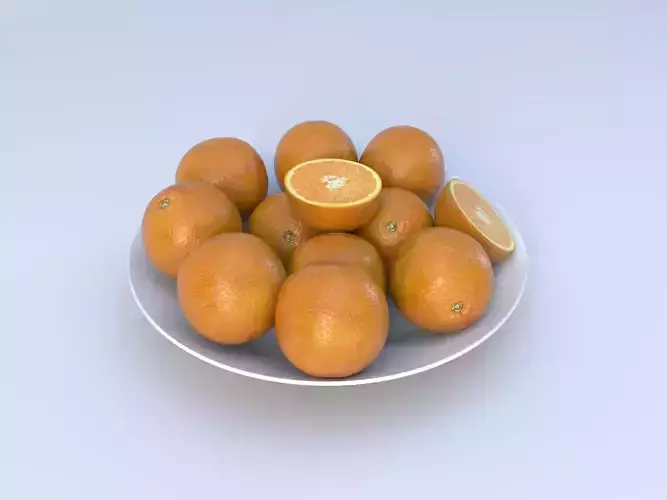 Orange 3D model