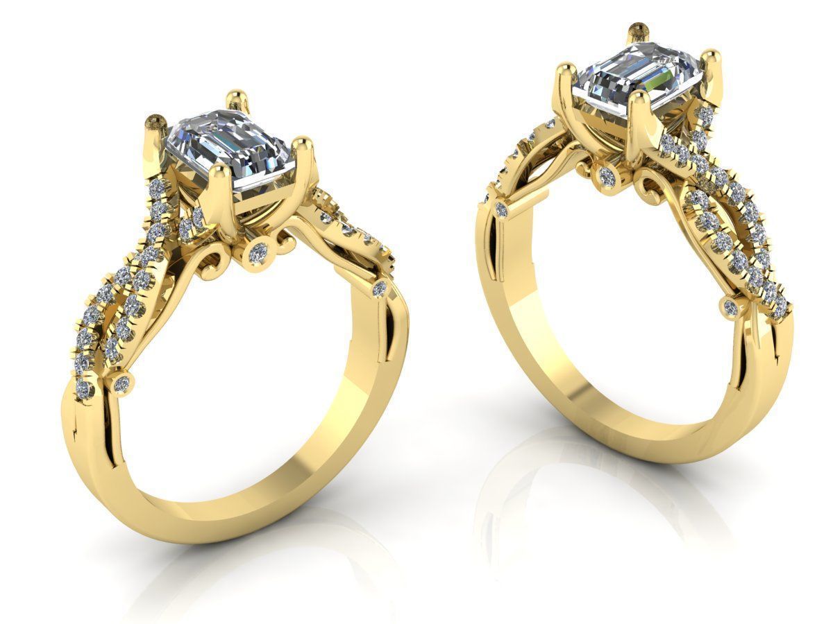 Veragio Ring Collection 8 models  3D print model_6