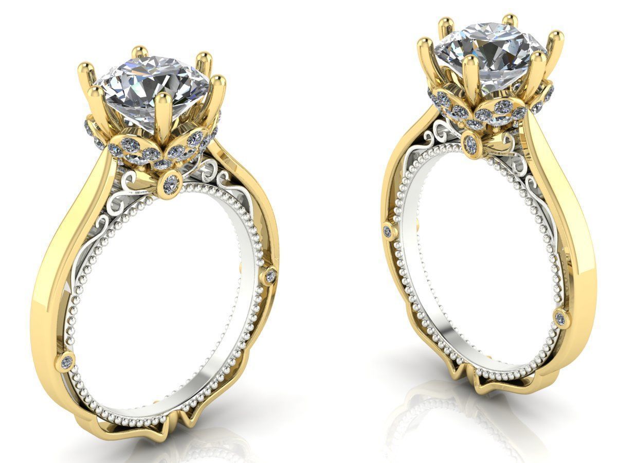 Veragio Ring Collection 8 models  3D print model_1