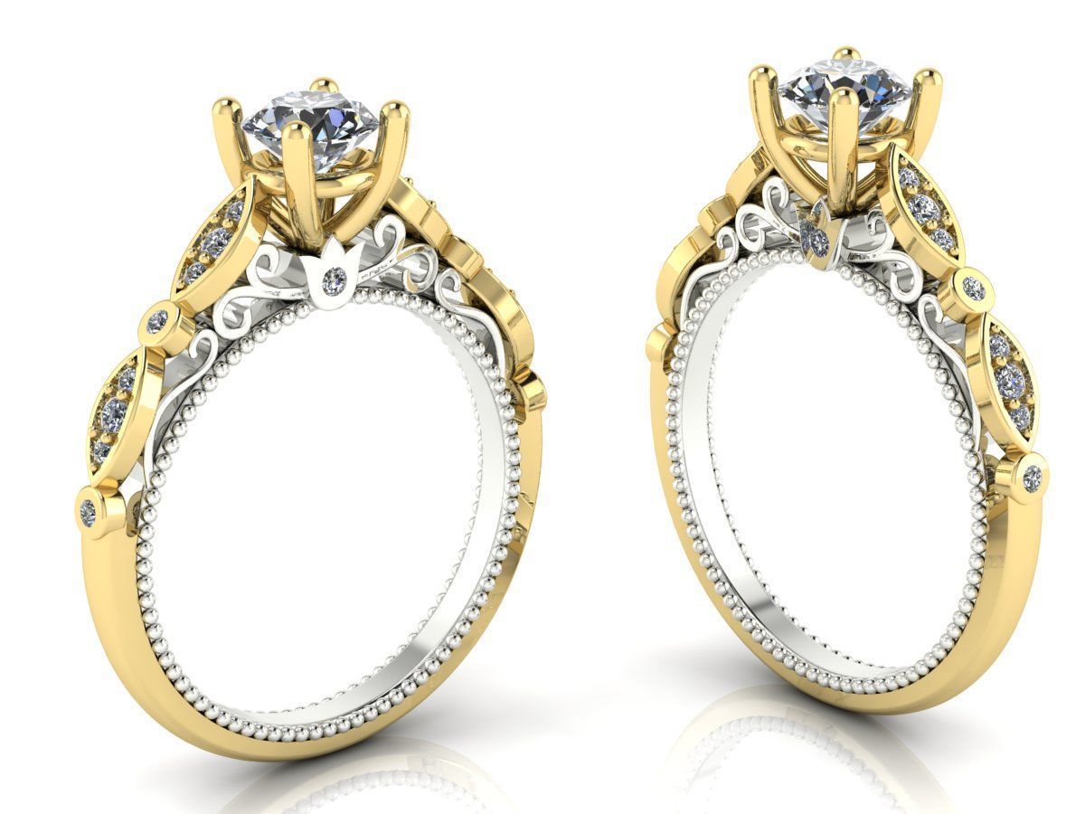 Veragio Ring Collection 8 models  3D print model_3