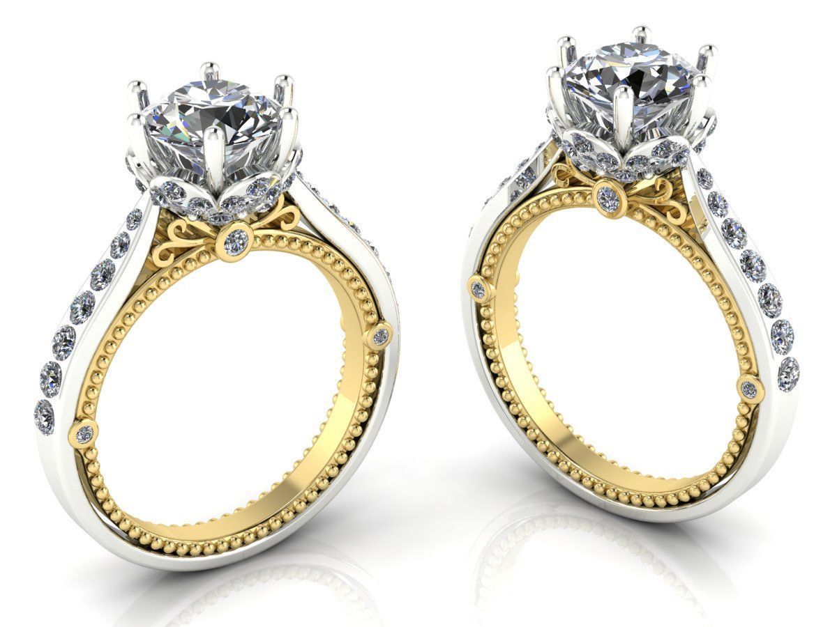 Veragio Ring Collection 8 models  3D print model_14