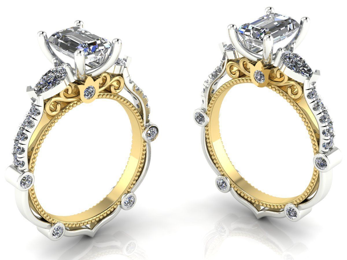 Veragio Ring Collection 8 models  3D print model_5