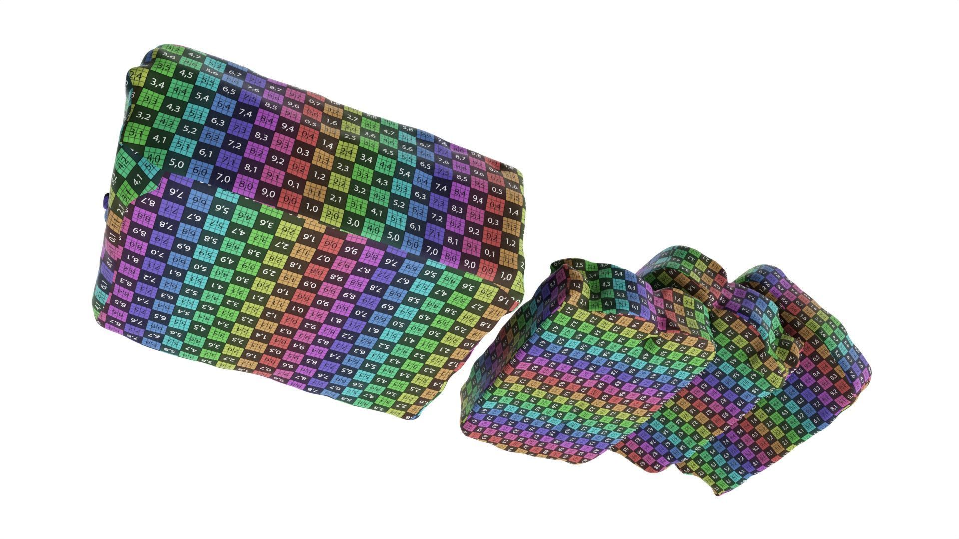 Sunflower seed Khalva 3D model_9