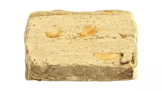 Sunflower seed Khalva 3D model 5